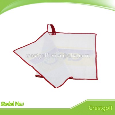 Microfiber Sports Towel/Microfiber Waffle Fabric Golf Towel Wholesale