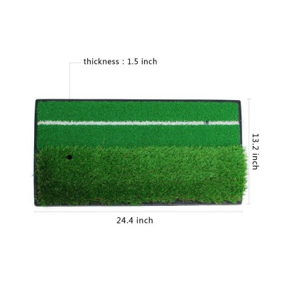 2019s hot sale  golf green for putting long and short grass  with white line  putting mat  for golf game