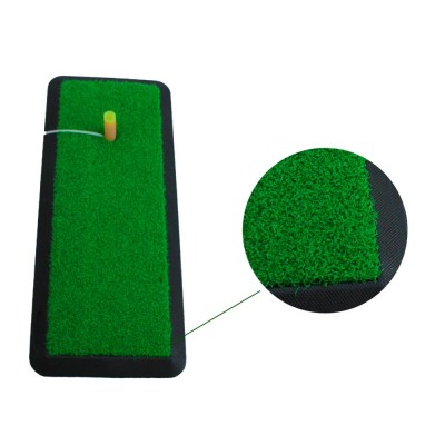 wholesale high quality  short grass putting mat with rubber bottom  for golf game  can customized package