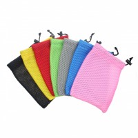 Wholesale high quality Sponge mesh bag portable bag  dust bag with various colors