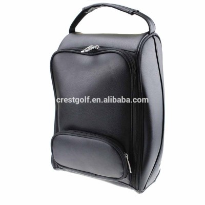 Fashion pu Leather Custom Logo Golf Shoes Bag