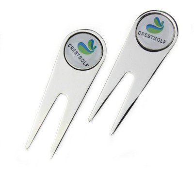 Wholesale high quality Cheap Plastic Golf Pitch Fork customized marker